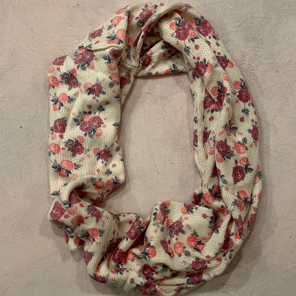 Floral Infinity Scarf